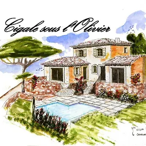 La Cigale Sous L'olivier 3* Le Castellet (Var)